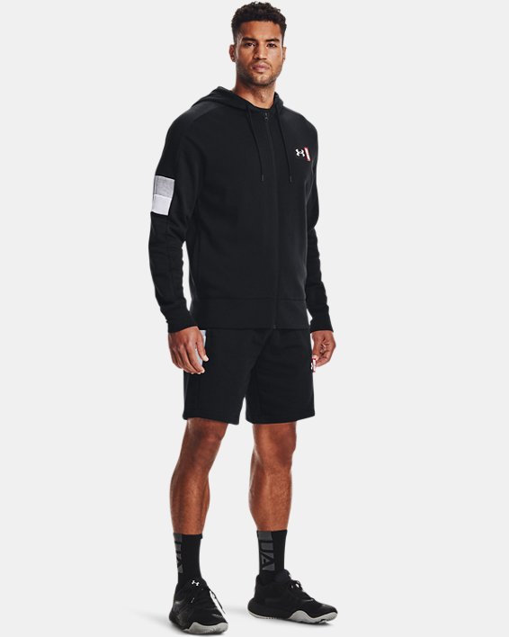 Men's UA Perimeter Fleece Shorts, Black, pdpMainDesktop image number 0